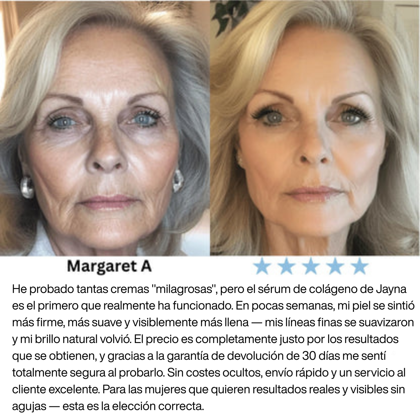 JaynaFina | Sérum de colágeno coreano para pieles maduraras