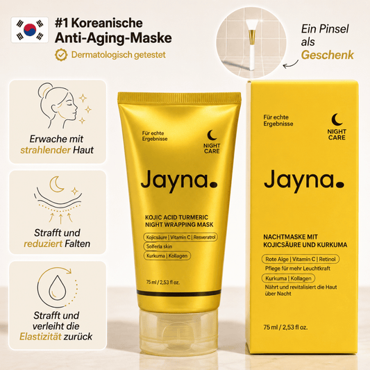 Koreanische Anti-Aging-Maske mit Kollagen und Kurkuma