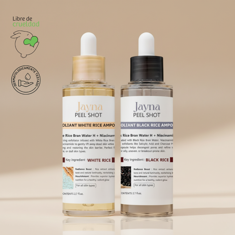 Suero Exfoliante e Iluminador Coreano de Arroz