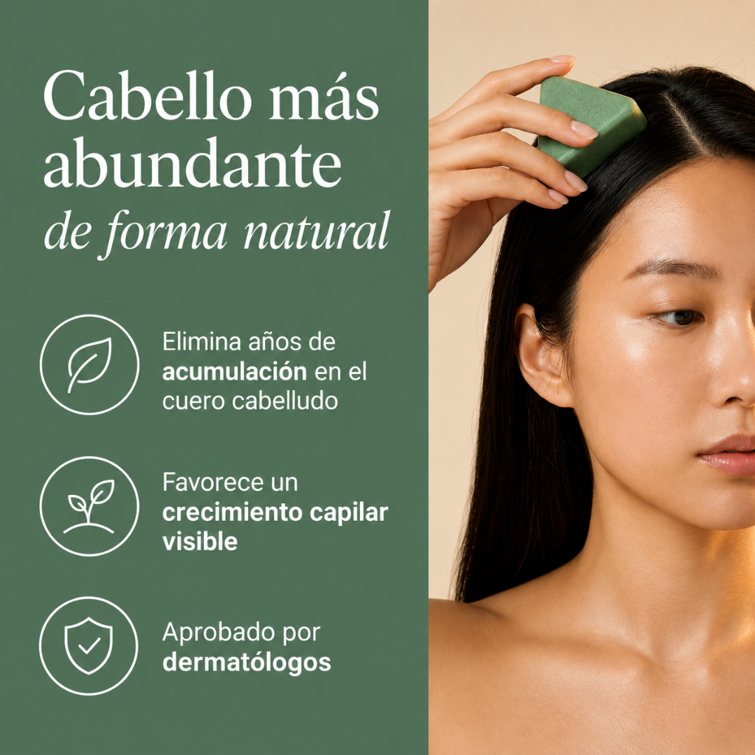 Barra revitalizante coreana para el cuero cabelludo