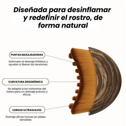 CepiLymph™ – Cepillo de Drenaje Linfático Facial