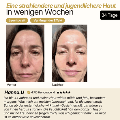Koreanische Anti-Aging-Maske mit Kollagen und Kurkuma