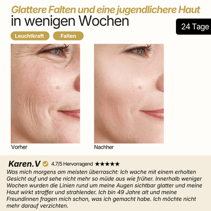 Koreanische Anti-Aging-Maske mit Kollagen und Kurkuma