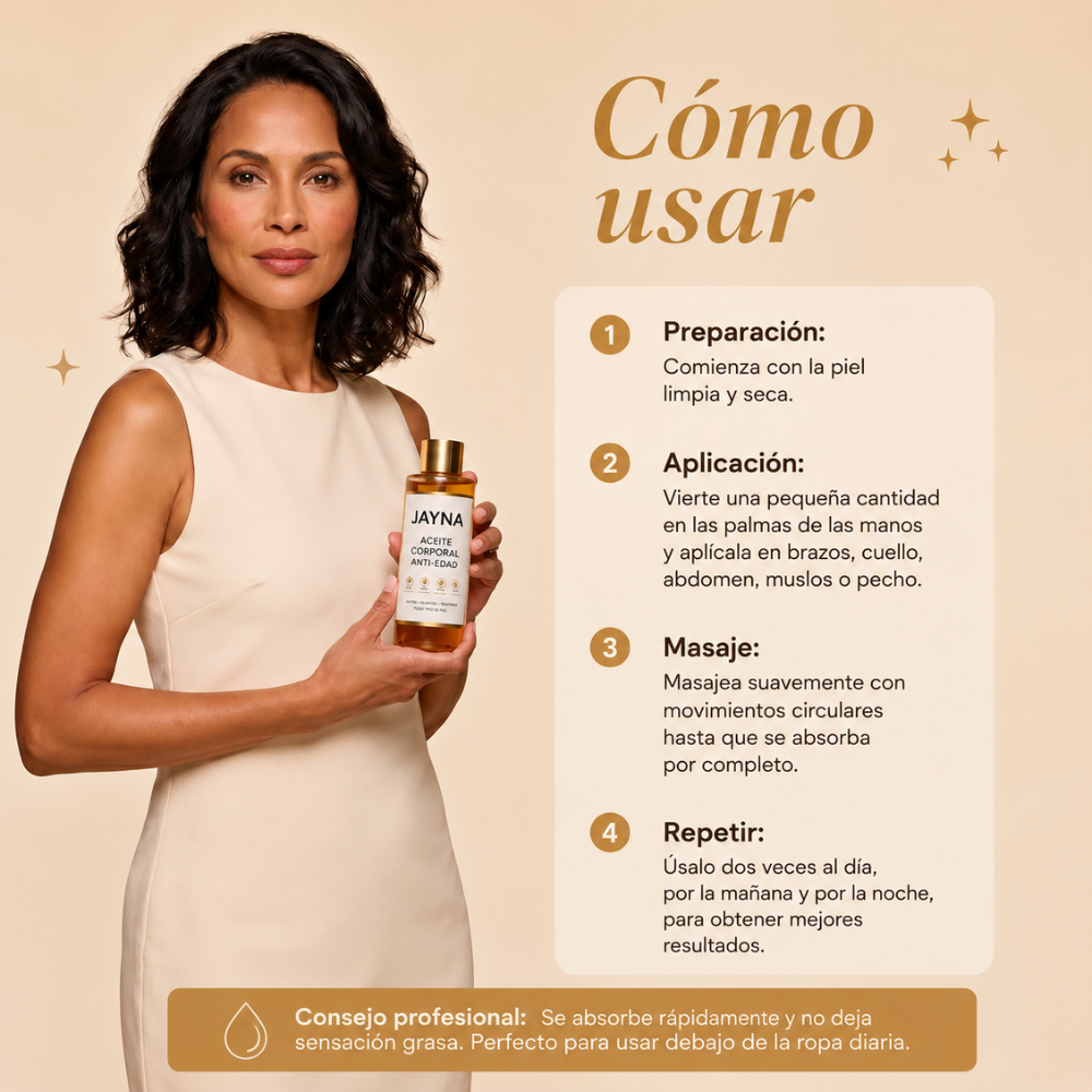 Aceite Corporal Antiedad Jayna