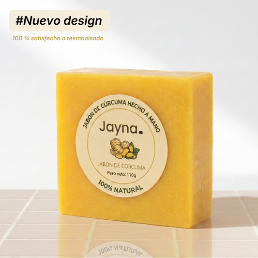 Jabón facial purificante con cúrcuma