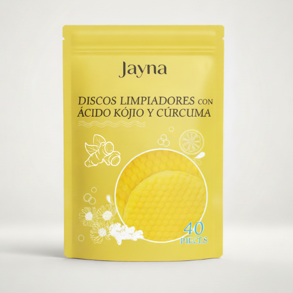 Discos Purificantes con Cúrcuma & Ácido Kójico