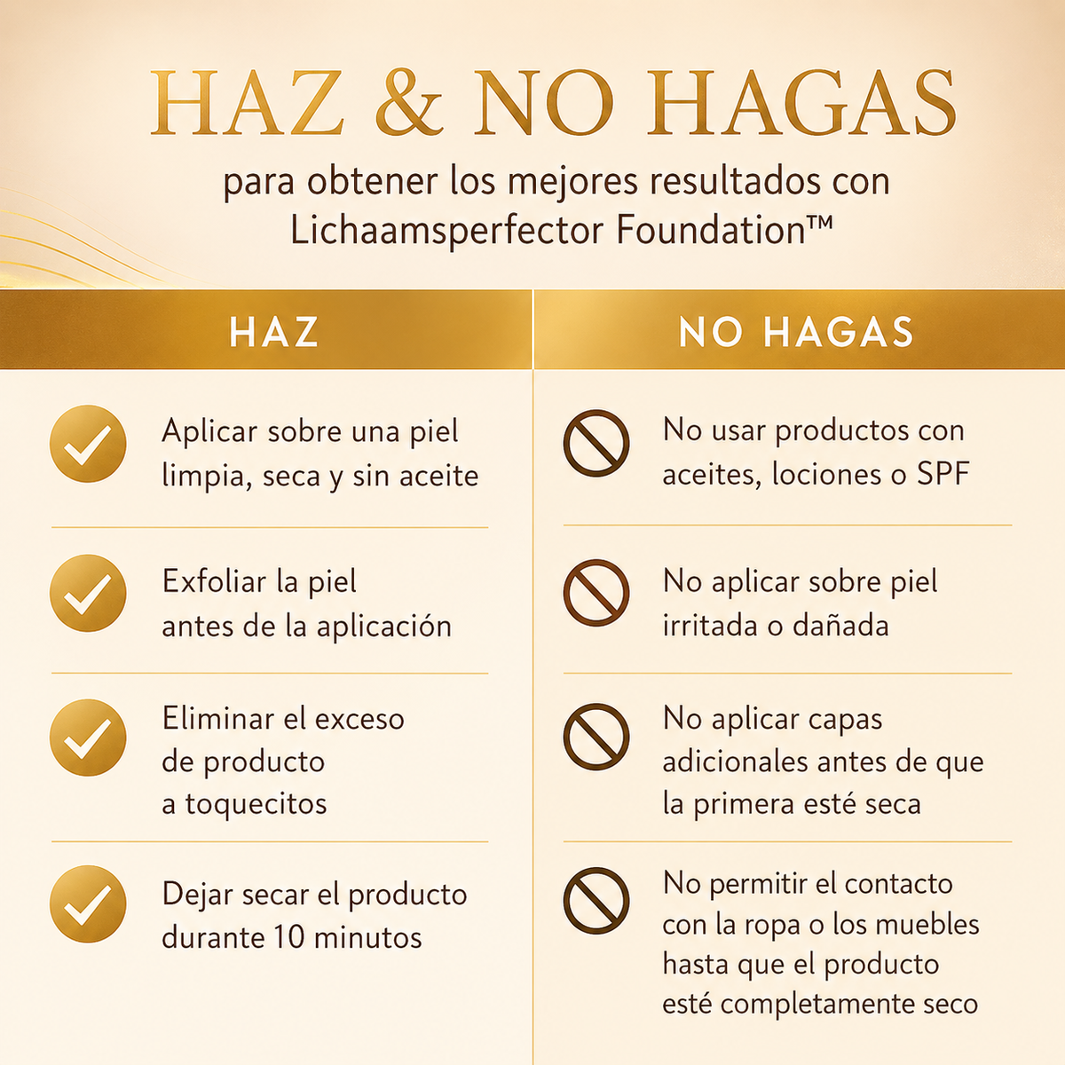 Jayna Perfector Corporal™ Maquillaje corporal de cobertura total — sin transferencia