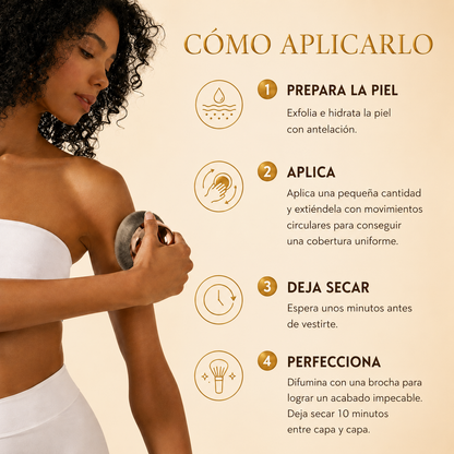 Jayna Perfector Corporal™ Maquillaje corporal de cobertura total — sin transferencia