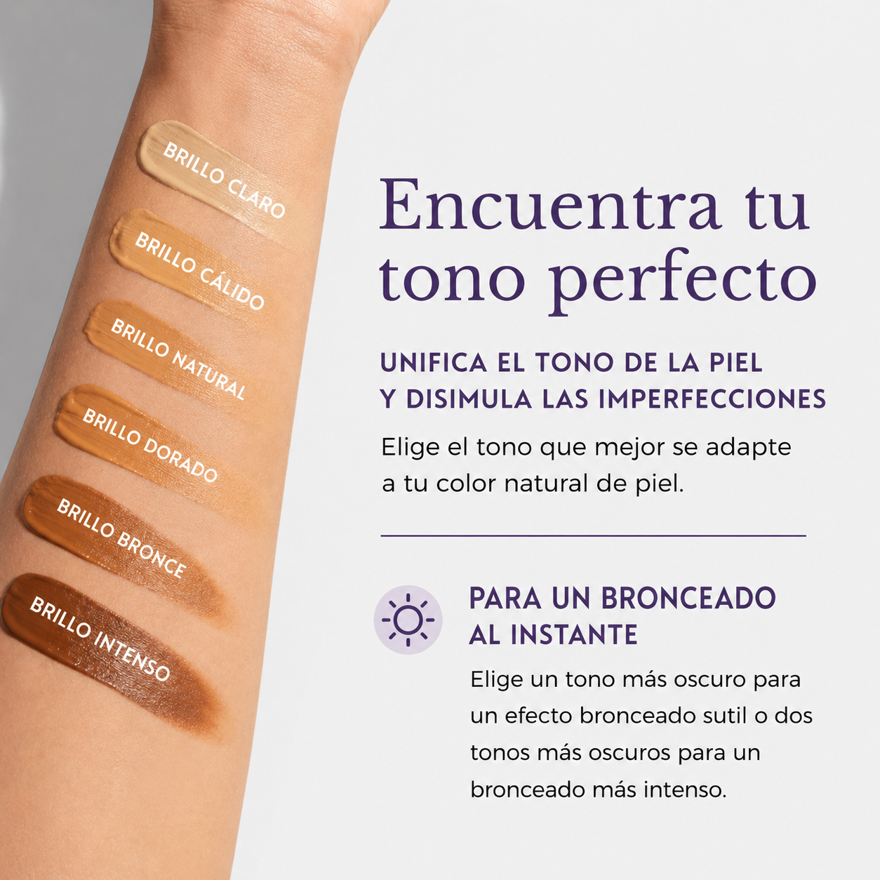 Encuentra tu tono perfecto